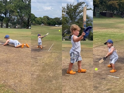 WATCH: 3-Year-Old Australian Toddler Hugo Bats Like a Pro, Smashes Huge Sixes | WATCH: 3-Year-Old Australian Toddler Hugo Bats Like a Pro, Smashes Huge Sixes