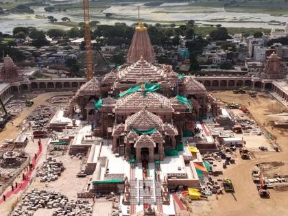 Ayodhya: Shree Ram Janmabhoomi Temple Construction Completed Ahead Of "Dhavj" Hoisting Ceremony | Ayodhya: Shree Ram Janmabhoomi Temple Construction Completed Ahead Of "Dhavj" Hoisting Ceremony