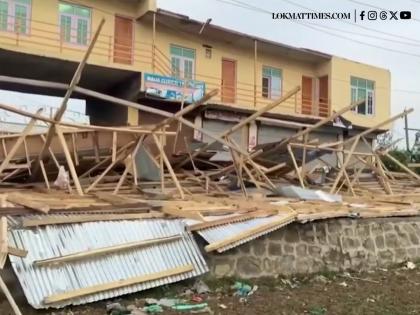 Baramulla Windstorm: Strong Winds Cause Damage in Rafiabad, Sopore, Zaingeer Areas (Watch Video) | Baramulla Windstorm: Strong Winds Cause Damage in Rafiabad, Sopore, Zaingeer Areas (Watch Video) Baramulla Windstorm: Strong Winds Cause Damage in Rafiabad, Sopore, Zaingeer Areas (Watch Video) | Baramulla Windstorm: Strong Winds Cause Damage in Rafiabad, Sopore, Zaingeer Areas (Watch Video)