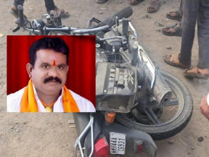 Beed Road Accident: Shinde Sena Taluka Leader Killed in Car-Bike Crash on Ahilyanagar Highway | Beed Road Accident: Shinde Sena Taluka Leader Killed in Car-Bike Crash on Ahilyanagar Highway Beed Road Accident: Shinde Sena Taluka Leader Killed in Car-Bike Crash on Ahilyanagar Highway | Beed Road Accident: Shinde Sena Taluka Leader Killed in Car-Bike Crash on Ahilyanagar Highway