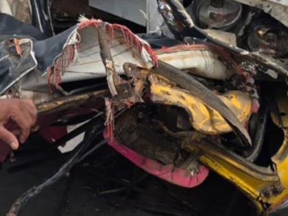 Beed: Locals Pelt Stones at MSRTC Buses After Autorickshaw Driver Killed in Accident Near Pangari Tanda in Parli | Beed: Locals Pelt Stones at MSRTC Buses After Autorickshaw Driver Killed in Accident Near Pangari Tanda in Parli