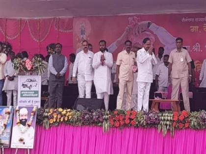 Bhagirath Bhalke joins BRS in presence of Telangana CM KCR | Bhagirath Bhalke joins BRS in presence of Telangana CM KCR