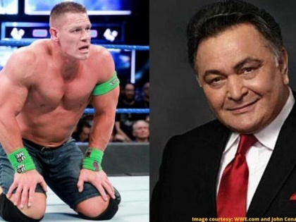 Rishi Kapoor Death: WWE Superstar John Cena pays tribute to Rishi Kapoor | Rishi Kapoor Death: WWE Superstar John Cena pays tribute to Rishi Kapoor