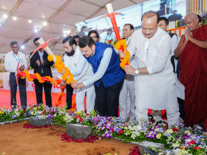 Mumbai: CM Devendra Fadnavis, Deputy CMs Eknath Shinde & Ajit Pawar Perform Bhoomipujan for Ghatkopar SRA Projects | Mumbai: CM Devendra Fadnavis, Deputy CMs Eknath Shinde & Ajit Pawar Perform Bhoomipujan for Ghatkopar SRA Projects Mumbai: CM Devendra Fadnavis, Deputy CMs Eknath Shinde & Ajit Pawar Perform Bhoomipujan for Ghatkopar SRA Projects | Mumbai: CM Devendra Fadnavis, Deputy CMs Eknath Shinde & Ajit Pawar Perform Bhoomipujan for Ghatkopar SRA Projects