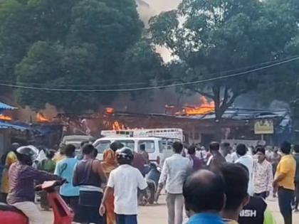 Bhubaneswar Fire: Several Shops Gutted on Diwali in Blaze at Vegetable Market in Unit-1 | Bhubaneswar Fire: Several Shops Gutted on Diwali in Blaze at Vegetable Market in Unit-1 Bhubaneswar Fire: Several Shops Gutted on Diwali in Blaze at Vegetable Market in Unit-1 | Bhubaneswar Fire: Several Shops Gutted on Diwali in Blaze at Vegetable Market in Unit-1