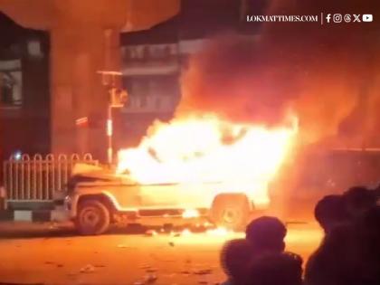 Bihar Violence: Crowd Sets Police Vehicle on Fire After Rumours of Bike Rider’s Death in Gopalganj | Bihar Violence: Crowd Sets Police Vehicle on Fire After Rumours of Bike Rider’s Death in Gopalganj Bihar Violence: Crowd Sets Police Vehicle on Fire After Rumours of Bike Rider’s Death in Gopalganj | Bihar Violence: Crowd Sets Police Vehicle on Fire After Rumours of Bike Rider’s Death in Gopalganj