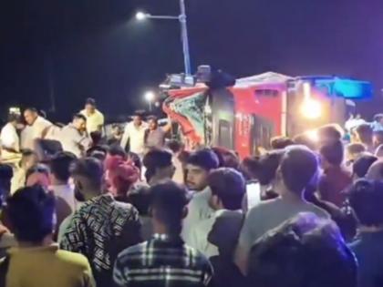 Bikaner Accident: Six Killed As Truck Trailer Overturns on Car on Deshnok Overbridge in Rajasthan | Bikaner Accident: Six Killed As Truck Trailer Overturns on Car on Deshnok Overbridge in Rajasthan Bikaner Accident: Six Killed As Truck Trailer Overturns on Car on Deshnok Overbridge in Rajasthan | Bikaner Accident: Six Killed As Truck Trailer Overturns on Car on Deshnok Overbridge in Rajasthan