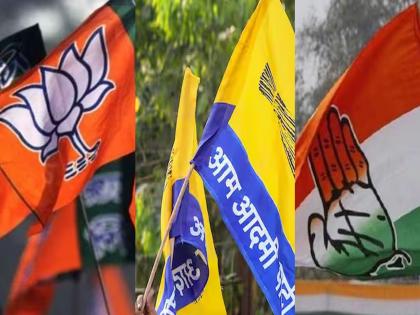 Delhi Election Results 2025: BJP Crosses Majority Mark in Early Leads, AAP Trails