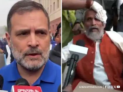 BJP-INDIA MPs Clash: Rahul Gandhi Claims Not Allowed to Enter Parliament After BJP MP Pratap Chandra Sarangi Injured (Watch Video)