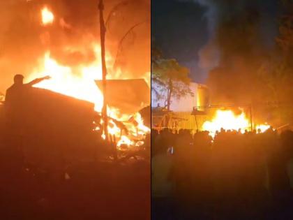 Thane Fire: Massive Blaze Erupts at Blue Roof Club on Ghodbunder Road | Thane Fire: Massive Blaze Erupts at Blue Roof Club on Ghodbunder Road Thane Fire: Massive Blaze Erupts at Blue Roof Club on Ghodbunder Road | Thane Fire: Massive Blaze Erupts at Blue Roof Club on Ghodbunder Road