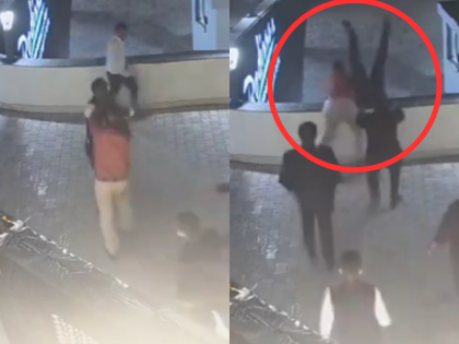 Uttar Pradesh: Businessman Pushes Man Off 5-Star Hotel's Terrace After Fight in Bareilly, Shocking Incident Caught on CCTV | Uttar Pradesh: Businessman Pushes Man Off 5-Star Hotel's Terrace After Fight in Bareilly, Shocking Incident Caught on CCTV