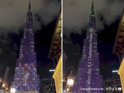 Burj Khalifa Lights Up in Team India’s Colors After Champions Trophy 2025 Win (Watch Video) | Burj Khalifa Lights Up in Team India’s Colors After Champions Trophy 2025 Win (Watch Video)