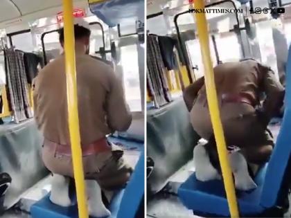 Karnataka Bus Driver Offers Namaz Mid-Route, Sparks Controversy and Official Probe (Watch Video) | Karnataka Bus Driver Offers Namaz Mid-Route, Sparks Controversy and Official Probe (Watch Video) Karnataka Bus Driver Offers Namaz Mid-Route, Sparks Controversy and Official Probe (Watch Video) | Karnataka Bus Driver Offers Namaz Mid-Route, Sparks Controversy and Official Probe (Watch Video)