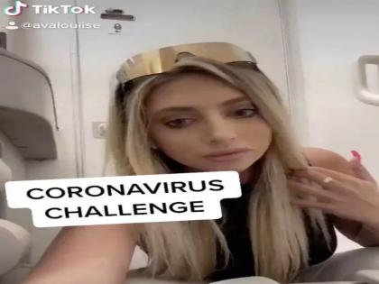 Shocking! Tik Tok influencer licks airplane’s toilet seat calls it the coronavirus challenge | Shocking! Tik Tok influencer licks airplane’s toilet seat calls it the coronavirus challenge