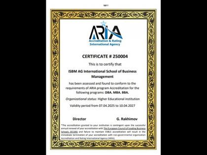 Swiss International University (SIU) Joins Elite Institutions with ARIA Accreditation | Swiss International University (SIU) Joins Elite Institutions with ARIA Accreditation Swiss International University (SIU) Joins Elite Institutions with ARIA Accreditation | Swiss International University (SIU) Joins Elite Institutions with ARIA Accreditation