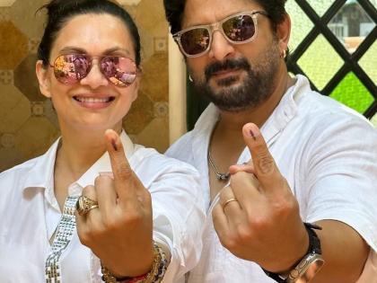 Lok Sabha Election 2024: Arshad Warsi and Maria Goretti Cast Vote In Mumbai | Lok Sabha Election 2024: Arshad Warsi and Maria Goretti Cast Vote In Mumbai