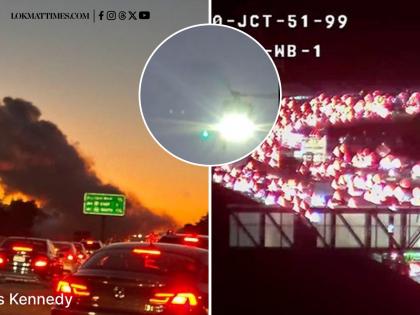 California Helicopter Crash: Several Injured After Medical Chopper Crashes on Highway 50 (Watch Video) | California Helicopter Crash: Several Injured After Medical Chopper Crashes on Highway 50 (Watch Video)