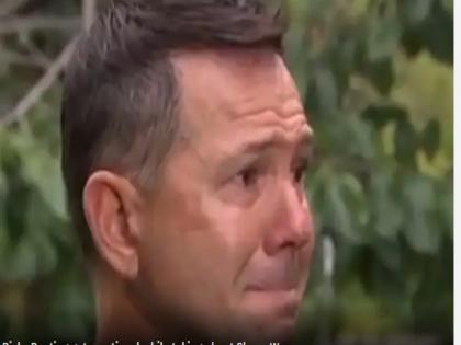 Ricky Ponting breaks down in tears in his emotional tribute to Shane Warne | Ricky Ponting breaks down in tears in his emotional tribute to Shane Warne