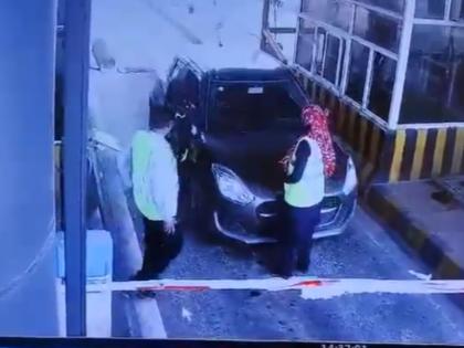 Uttar Pradesh: Car Mows Down Woman Employee at Delhi-Meerut Expressway Toll Plaza; CCTV Video Goes Viral | Uttar Pradesh: Car Mows Down Woman Employee at Delhi-Meerut Expressway Toll Plaza; CCTV Video Goes Viral