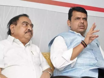 Eknath Khadse threatens to "expose minister's PA", claims he has pictures of minister's PA in a compromising position with a woman | Eknath Khadse threatens to "expose minister's PA", claims he has pictures of minister's PA in a compromising position with a woman