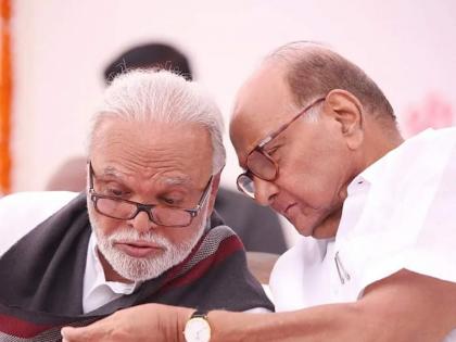 Sharad Pawar counters Chhagan Bhujbal, says "Resignation saved him from jail" | Sharad Pawar counters Chhagan Bhujbal, says "Resignation saved him from jail"