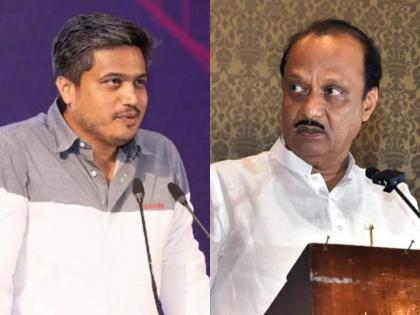 NCP MLA Rohit Pawar meets Ajit Pawar at state legislature complex | NCP MLA Rohit Pawar meets Ajit Pawar at state legislature complex NCP MLA Rohit Pawar meets Ajit Pawar at state legislature complex | NCP MLA Rohit Pawar meets Ajit Pawar at state legislature complex