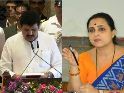 Chitra Wagh expresses anger over Sanjay Rathod' ministership | Chitra Wagh expresses anger over Sanjay Rathod' ministership
