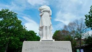 Christopher Columbus statue vandalized in Boston in protest | Christopher Columbus statue vandalized in Boston in protest