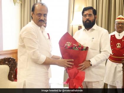 Ajit Pawar joined hands with BJP to replace Maharashtra CM Shinde claims Saamna | Ajit Pawar joined hands with BJP to replace Maharashtra CM Shinde claims Saamna