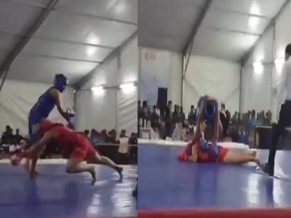 VIDEO: 21-Year-Old Athlete From Jaipur Collapses, Dies of Heart Attack During Wushu Championship at Chandigarh University | VIDEO: 21-Year-Old Athlete From Jaipur Collapses, Dies of Heart Attack During Wushu Championship at Chandigarh University VIDEO: 21-Year-Old Athlete From Jaipur Collapses, Dies of Heart Attack During Wushu Championship at Chandigarh University | VIDEO: 21-Year-Old Athlete From Jaipur Collapses, Dies of Heart Attack During Wushu Championship at Chandigarh University