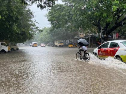 Chennai witnesses heaviest rainfall since 2015, flood alert issued | Chennai witnesses heaviest rainfall since 2015, flood alert issued