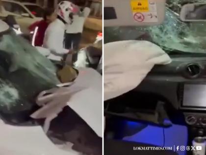 Maharashtra: Drunk Driver Hits Pedestrians, Rams Vehicles in Chhatrapati Sambhajinagar | Maharashtra: Drunk Driver Hits Pedestrians, Rams Vehicles in Chhatrapati Sambhajinagar