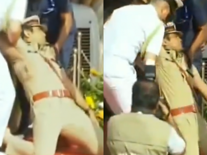 Kerala: City Police Commissioner Collapses During Governor’s Speech at Republic Day 2025 Parade in Thiruvananthapuram; Video Surfaces