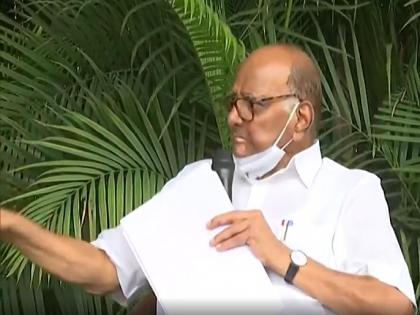 "Enough is enough": Pawar gets angry at reporters during his press conference | "Enough is enough": Pawar gets angry at reporters during his press conference