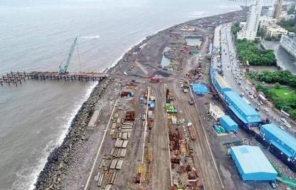 BMC to complete first phase of Mumbai coastal road by November 2023 | BMC to complete first phase of Mumbai coastal road by November 2023