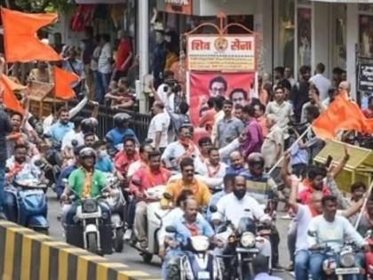MVA supporters gather for Halla bol protest in Mumbai | MVA supporters gather for Halla bol protest in Mumbai MVA supporters gather for Halla bol protest in Mumbai | MVA supporters gather for Halla bol protest in Mumbai