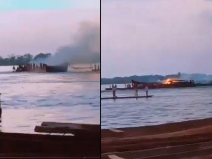 Congo Boat Tragedy: 50 Dead and Over 100 Missing After Boat Catches Fire and Capsizes; Video Emerges | Congo Boat Tragedy: 50 Dead and Over 100 Missing After Boat Catches Fire and Capsizes; Video Emerges Congo Boat Tragedy: 50 Dead and Over 100 Missing After Boat Catches Fire and Capsizes; Video Emerges | Congo Boat Tragedy: 50 Dead and Over 100 Missing After Boat Catches Fire and Capsizes; Video Emerges