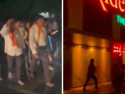 MNS Activists Vandalize Navi Mumbai Dance Bar, Claiming 'Obscenity' Has No Place in Shivaji's Land (Watch Video) | MNS Activists Vandalize Navi Mumbai Dance Bar, Claiming 'Obscenity' Has No Place in Shivaji's Land (Watch Video)
