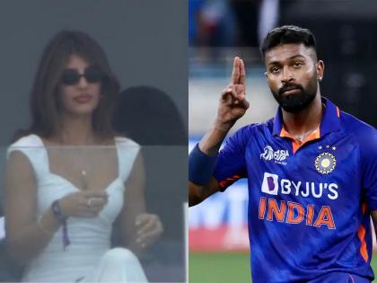 Hardik Pandya and Jasmin Walia Dating? Singer Seen Supporting Him During India vs Pakistan Match In Dubai, Watch Viral Video | Hardik Pandya and Jasmin Walia Dating? Singer Seen Supporting Him During India vs Pakistan Match In Dubai, Watch Viral Video