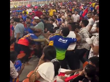 WATCH: CSK and RCB Fans Engage in Ugly Fight During IPL 2024 Eliminator, Video Goes Viral | WATCH: CSK and RCB Fans Engage in Ugly Fight During IPL 2024 Eliminator, Video Goes Viral