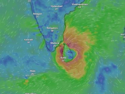 Cyclone Ditwah Live Tracker Map: Red Alert in Four Tamil Nadu Districts as Cyclonic Storm Moves Closer; Check Real-Time Updates | Cyclone Ditwah Live Tracker Map: Red Alert in Four Tamil Nadu Districts as Cyclonic Storm Moves Closer; Check Real-Time Updates