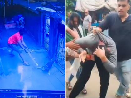 Navi Mumbai: Man Violently Attacks Stray Dog in Kopar Khairane; Locals Beat Him in Anger (Watch Video) | Navi Mumbai: Man Violently Attacks Stray Dog in Kopar Khairane; Locals Beat Him in Anger (Watch Video) Navi Mumbai: Man Violently Attacks Stray Dog in Kopar Khairane; Locals Beat Him in Anger (Watch Video) | Navi Mumbai: Man Violently Attacks Stray Dog in Kopar Khairane; Locals Beat Him in Anger (Watch Video)