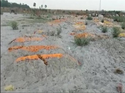 Large number of bodies being buried at Phaphamau Ghat, despite the ban of administration and NGT | Large number of bodies being buried at Phaphamau Ghat, despite the ban of administration and NGT
