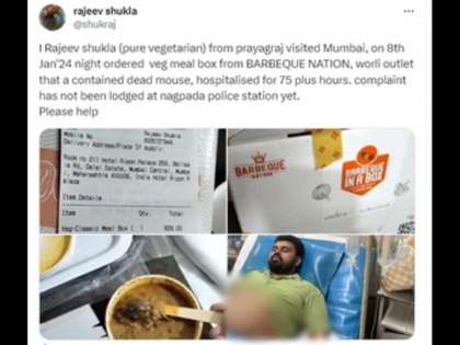 Mumbai: Dead Mouse in Dal-Makhani; UP Lawyer Hospitalised After Eating Barbeque Nation’s Meal 'Garnished' With Rat-Roaches | Mumbai: Dead Mouse in Dal-Makhani; UP Lawyer Hospitalised After Eating Barbeque Nation’s Meal 'Garnished' With Rat-Roaches