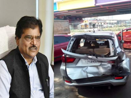 Former Maharashtra Health Minister Dr Deepak Sawant met with an accident on the highway in Kashimira | Former Maharashtra Health Minister Dr Deepak Sawant met with an accident on the highway in Kashimira
