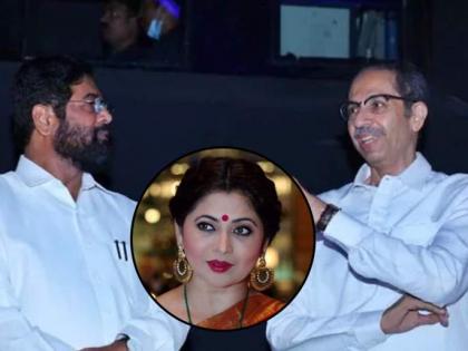 Shiv Sena leader Deepali Syed compares Uddhav Thackeray and Eknath to Ram Laxman's pair | Shiv Sena leader Deepali Syed compares Uddhav Thackeray and Eknath to Ram Laxman's pair