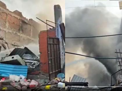 Delhi Fire: Factory Collapses Following Major Explosion in Bawana Industrial Area; No Casualties Reported (Watch Video) | Delhi Fire: Factory Collapses Following Major Explosion in Bawana Industrial Area; No Casualties Reported (Watch Video) Delhi Fire: Factory Collapses Following Major Explosion in Bawana Industrial Area; No Casualties Reported (Watch Video) | Delhi Fire: Factory Collapses Following Major Explosion in Bawana Industrial Area; No Casualties Reported (Watch Video)