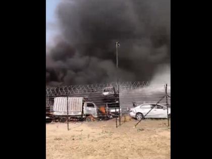 Delhi: Massive Fire Breaks Out in Wazirabad Police Training Centre (Watch Video) | Delhi: Massive Fire Breaks Out in Wazirabad Police Training Centre (Watch Video) Delhi: Massive Fire Breaks Out in Wazirabad Police Training Centre (Watch Video) | Delhi: Massive Fire Breaks Out in Wazirabad Police Training Centre (Watch Video)