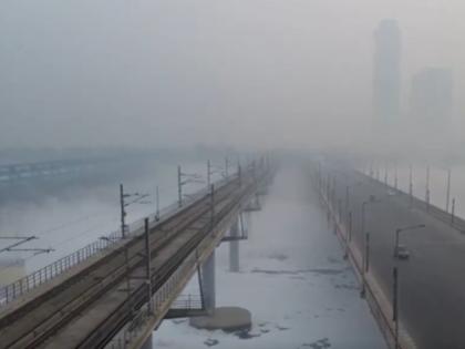 Delhi: Drone Footage of Yamuna River Toxic Foam from Kalindi Kunj Sparks Concerns (Watch Video) | Delhi: Drone Footage of Yamuna River Toxic Foam from Kalindi Kunj Sparks Concerns (Watch Video) Delhi: Drone Footage of Yamuna River Toxic Foam from Kalindi Kunj Sparks Concerns (Watch Video) | Delhi: Drone Footage of Yamuna River Toxic Foam from Kalindi Kunj Sparks Concerns (Watch Video)