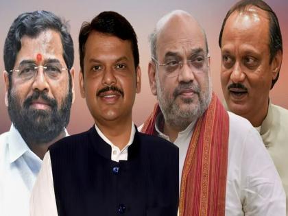 Eknath Shinde, Devendra Fadnavis, Ajit Pawar to Meet Home Minister Amit Shah Tonight in Delhi